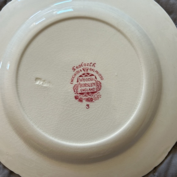 🍽️ VTG Seaforth Wood’s Burslem England Salad/Dessert Plates - Picture 6 of 6